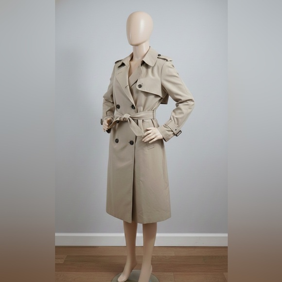PrettyLittleThing Jackets & Blazers - PrettyLittleThing Beige Belted Trench Coat | NWT | Size L